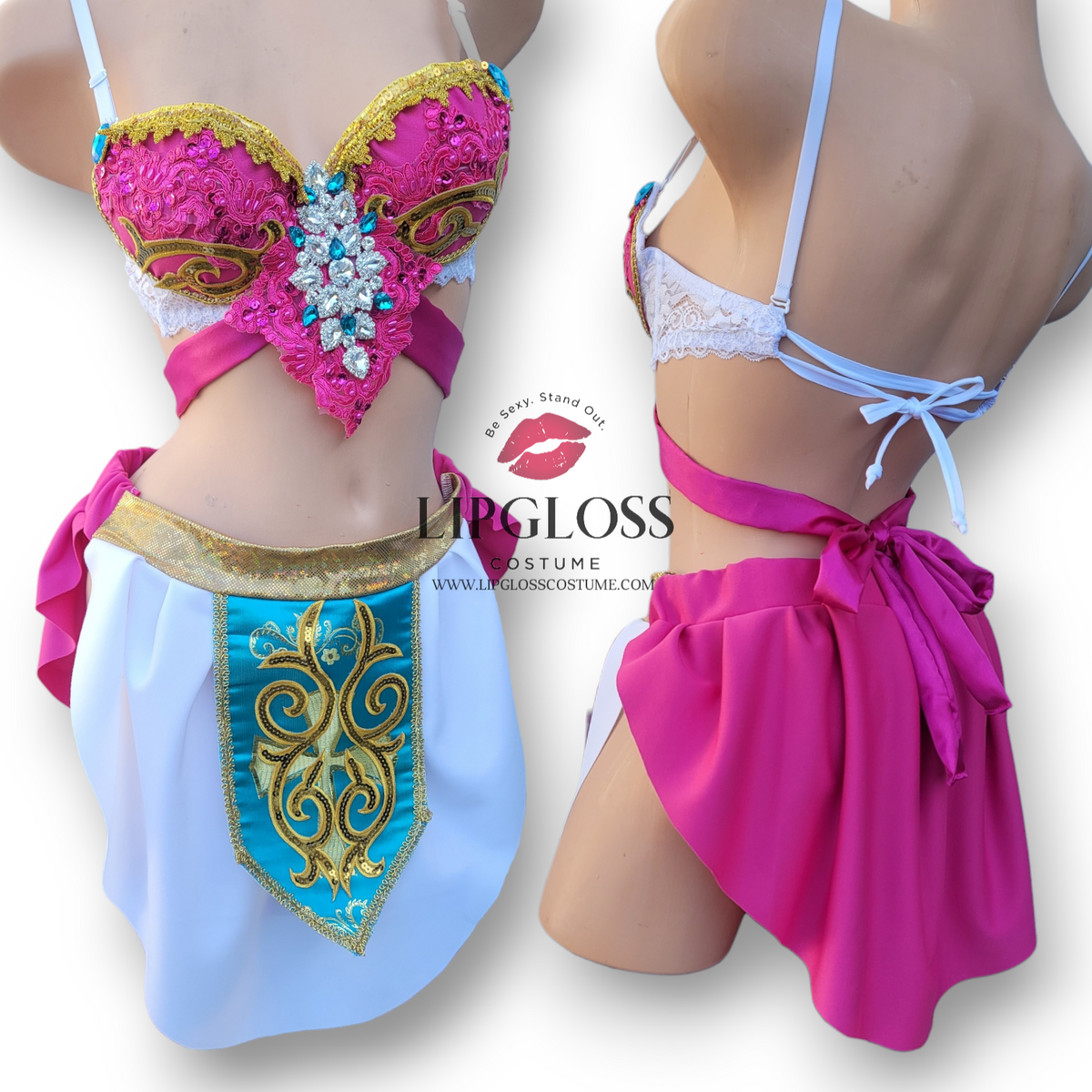  MelangCos Princess Zelda Cosplay Costume Sexy Lingerie