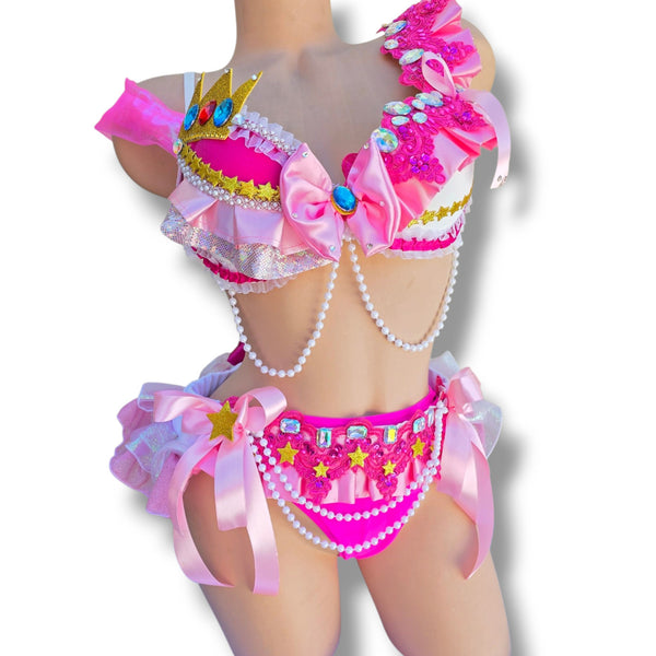 Ready to Ship Royal Pink Peach Princess