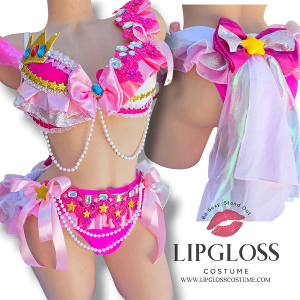 Ready to Ship Royal Pink Peach Princess