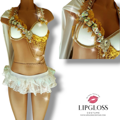 Athena Goddess Rave Outfit