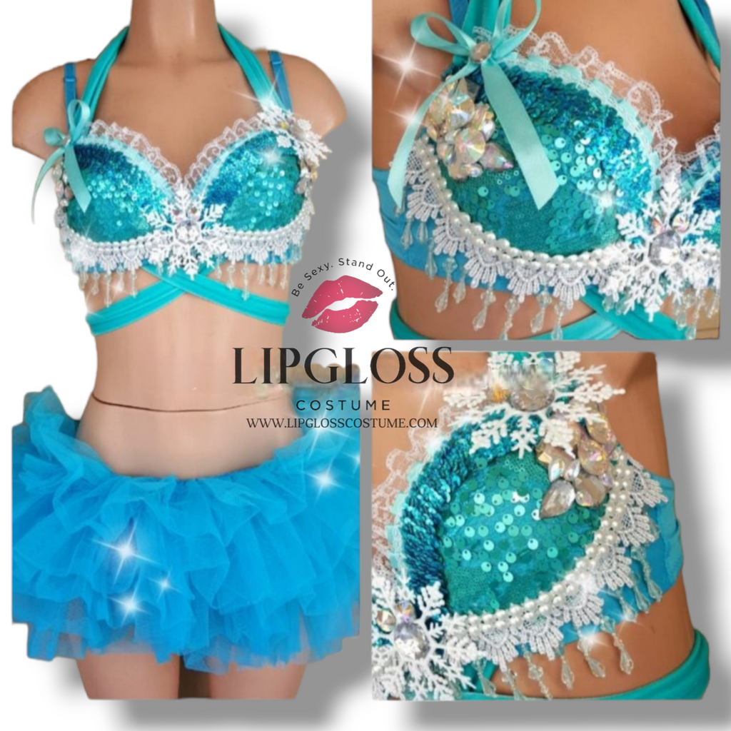 Sexy Frozen Elsa Rave Costume Lipgloss Costume Sexy Frozen Elsa Rave Costume Lipgloss Costume