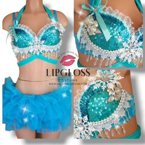 Sexy Frozen Elsa Rave Costume