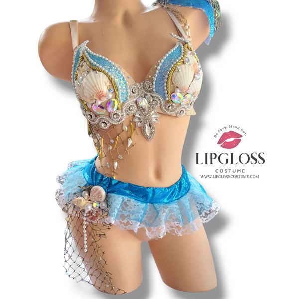 Ready to Ship Natural Blue Mermaid