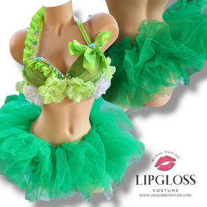 Ready to Ship Sexy Green TinkerBell Fairy, Woman's Halloween Costume, Ray of Sunshine