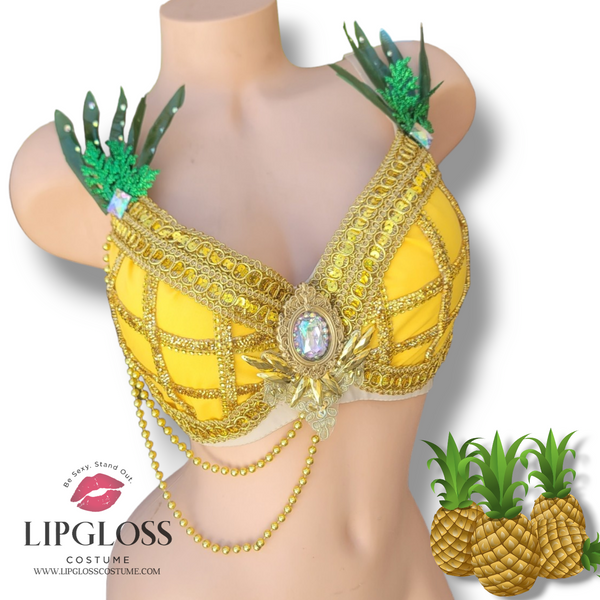 Pineapple Bra Top