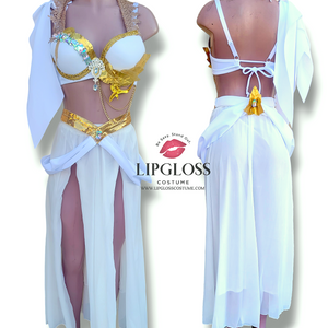 Sexy White Goddess Costume, Athena