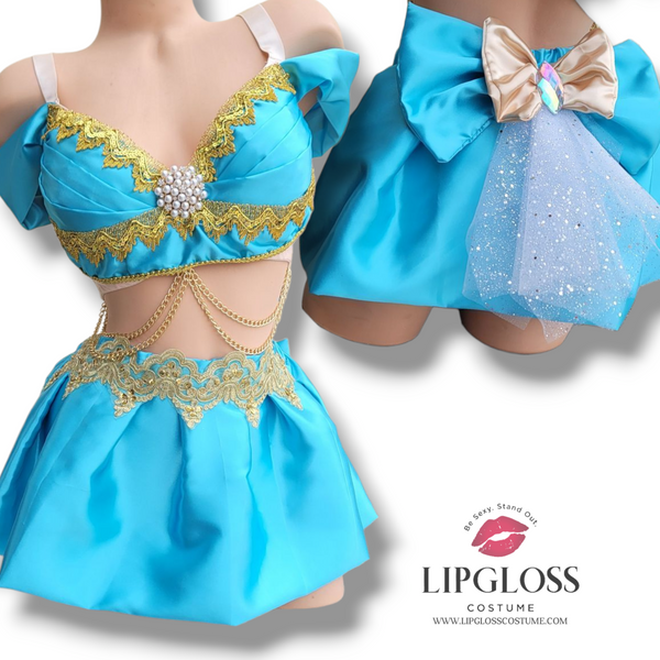 Girly Jasmine with full ruffle skirt