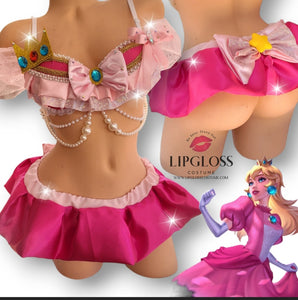 Sexy Princess Peach, SuperStar with mini skirt