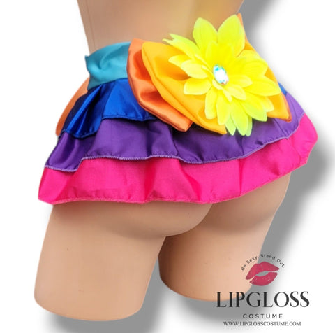 Rainbow Clown Skirt Bottom