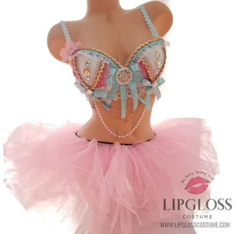 Ballerina Burlesque Rave Outfit