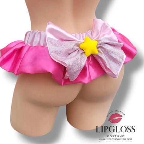 Hot pink Princess Peach Mini Skirt