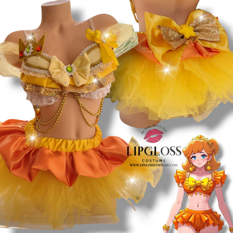 Princess Daisy with Tutu Skirt