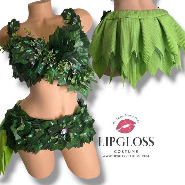 Green Fairy Costume, Poison Ivy Costume