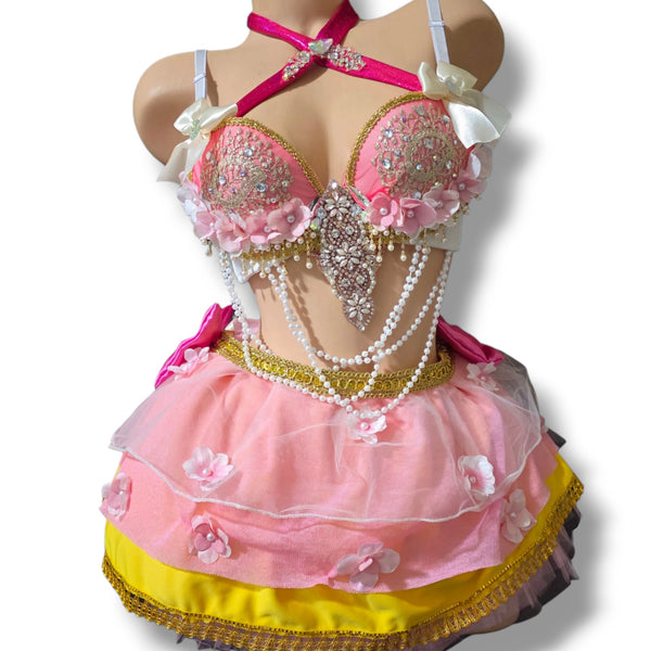Ready to Ship Pink Gold Fairy Princess Costume
