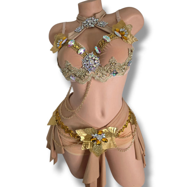 Ready to ship Nude Gold Goddess