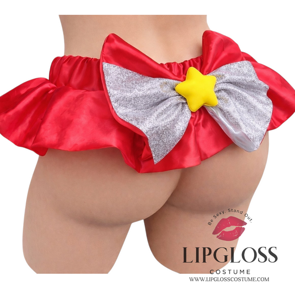 Red Hello Kitten, Mario Kirbee Star Mini Skirt, Woman Micro skirt
