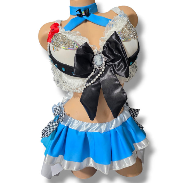 Ready to Ship Blue Alice Wonderland Costume Plus Size Women