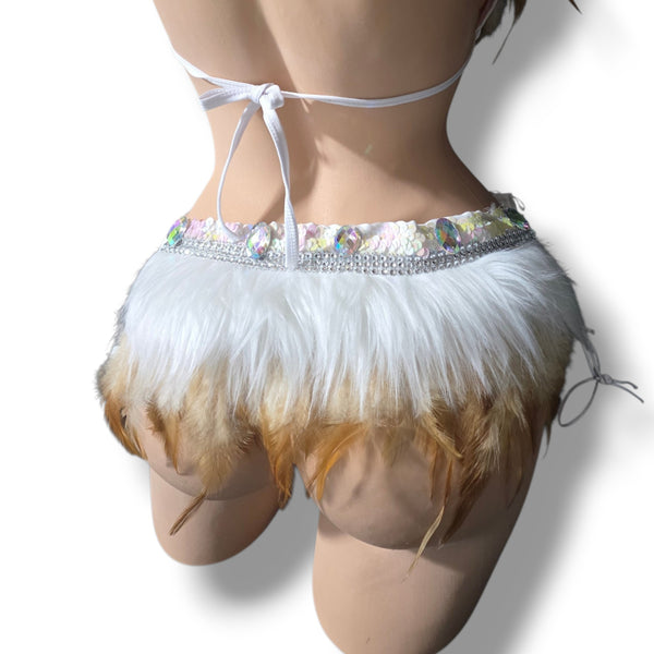 Ready to Ship White Feather Angel Costume