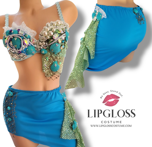 Green Blue Sea Mermaid