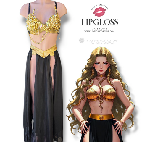 Gold Medusa Snake Queen
