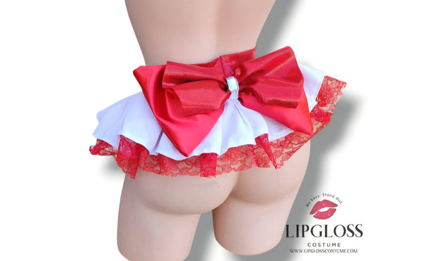 Sexy Red Nurse Costume Set – Doctor Halloween Outfit for Women