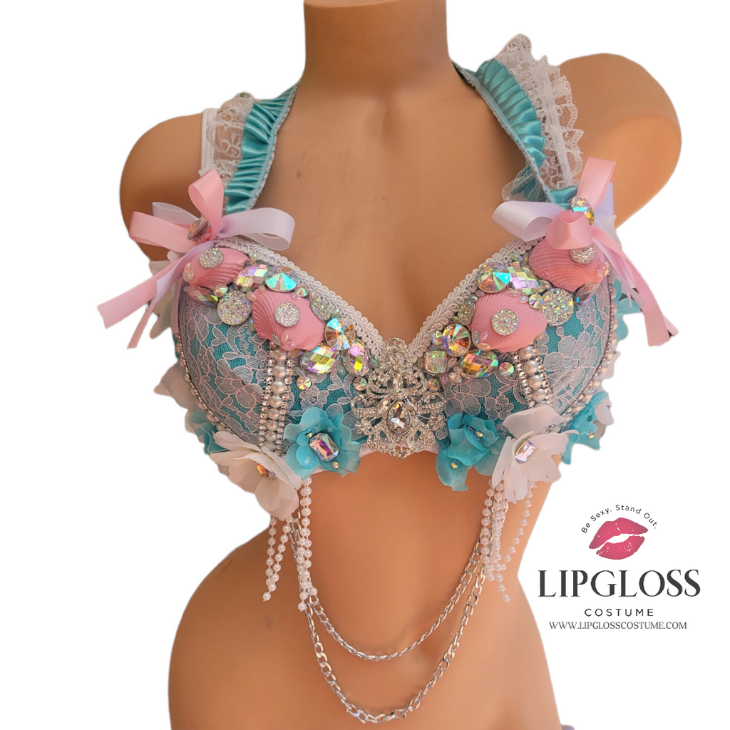 Mint Seashell Bra Top – Lipgloss Costume