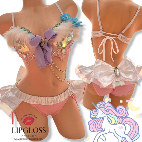 Sexy Pastel Scale Unicorn
