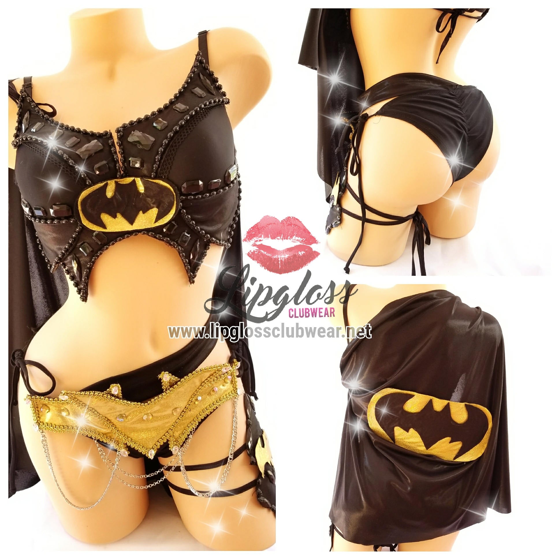 Sexy Bat Woman Costume Lipgloss Costume Sexy Bat Woman Costume Lipgloss Costume
