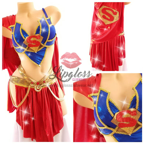 Super Man Inspired Costume, Super Woman
