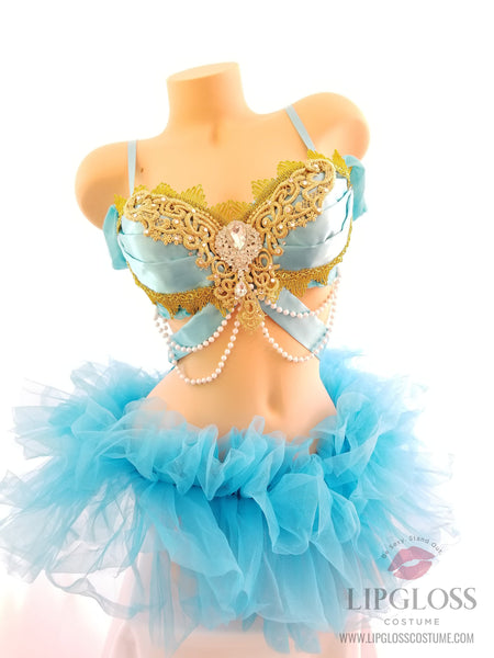 Blue Jasmine Princess Rave outfit