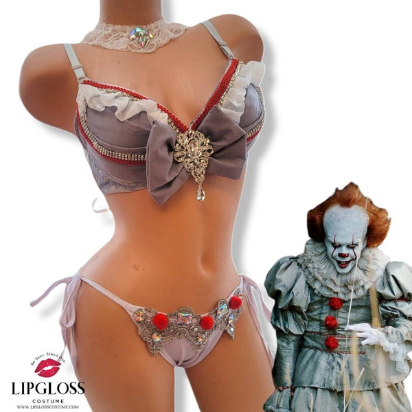 Sexy Scary Adult Woman Clown, Circus, Pennywise inspired